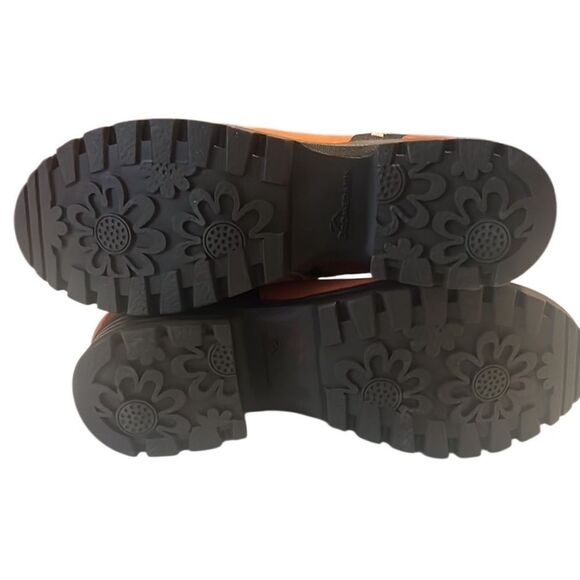 Dromedaris Katniss Orange Leather Chunky Sole Chelsea Boot Size 42 - Picture 12 of 12